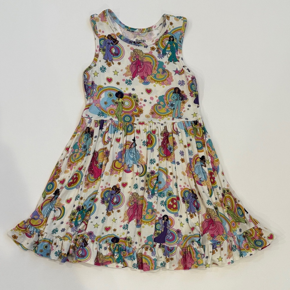 Posh Peanut groovy Barbie and Friends twirl dress girls size 5T–6T